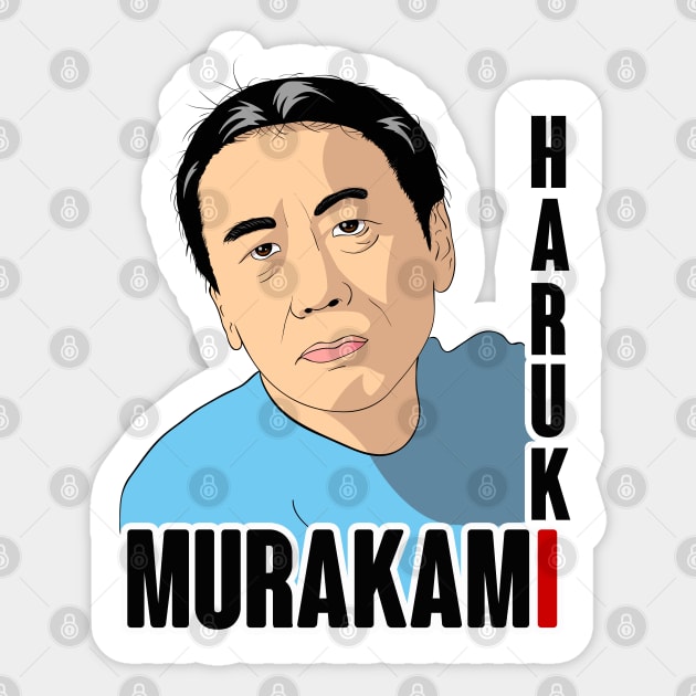 Haruki Murakami Sticker by Mandra